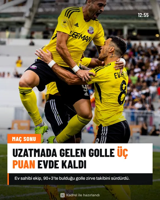 Maç sonu kartı